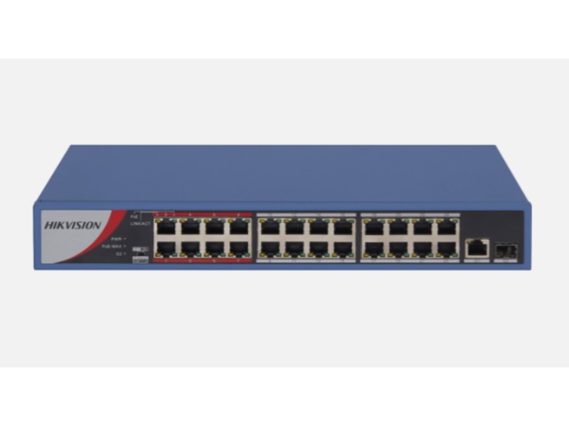 HIKVISION DS-3E0326P-E/M(B) 24FE PoE Port (230W), 1GE Uplink, 1xSFP Switch