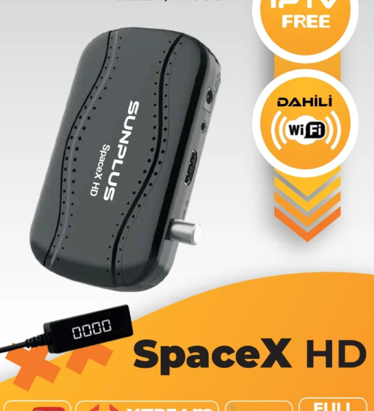 SUNPLUS SpaceX HD Dijital TV Alıcısı